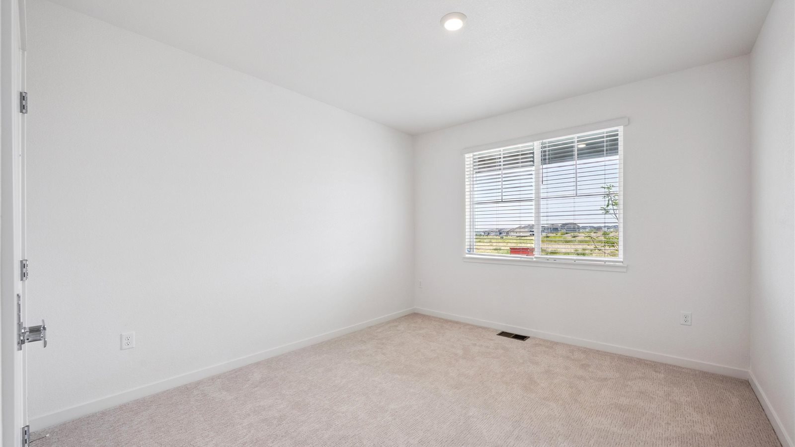 first floor bedroom in new home