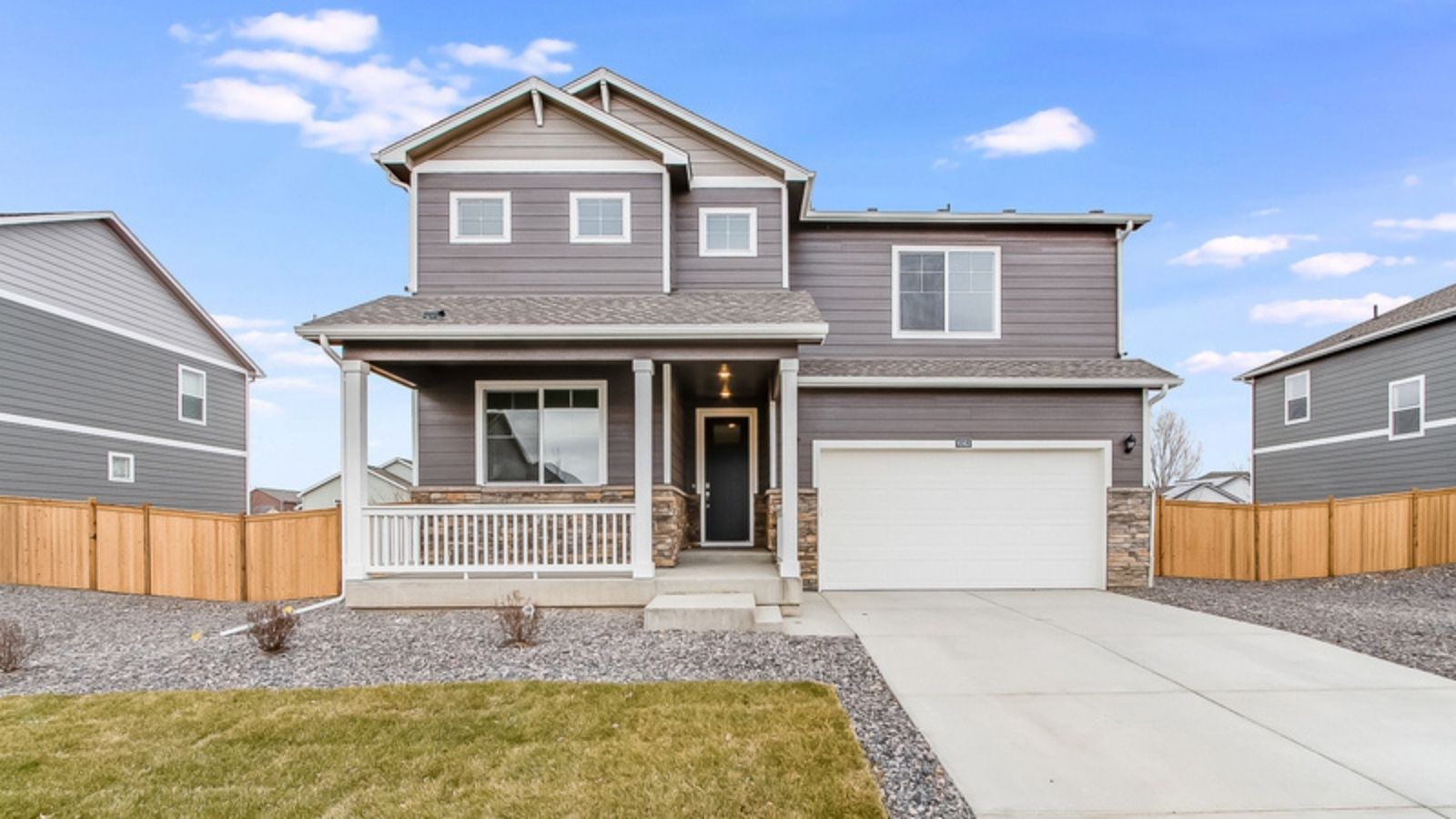 two story new home in fort collins colorado