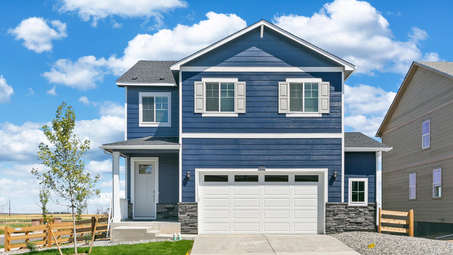two story new home in windsor colorado