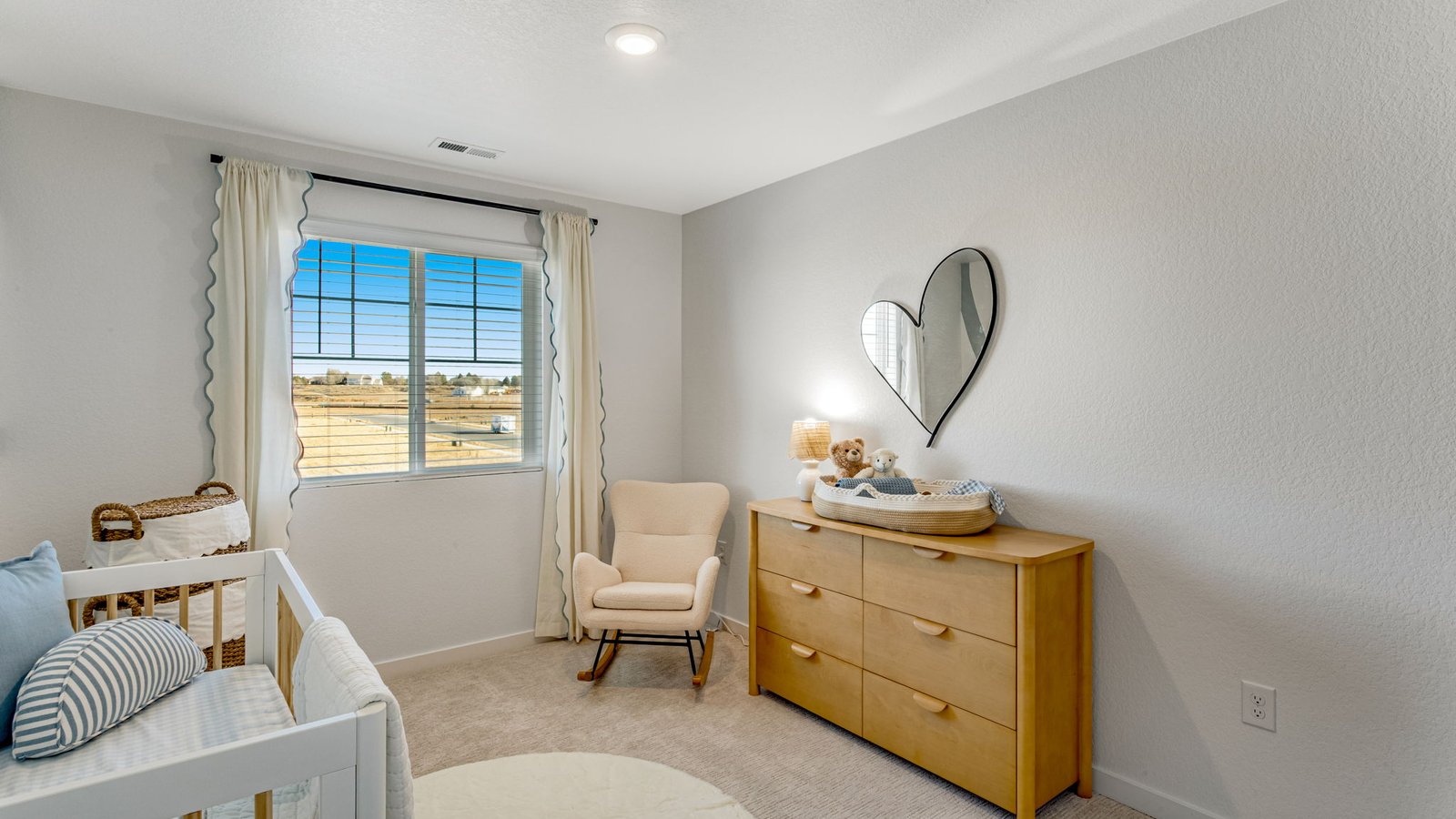 New construction home fourth bedroom