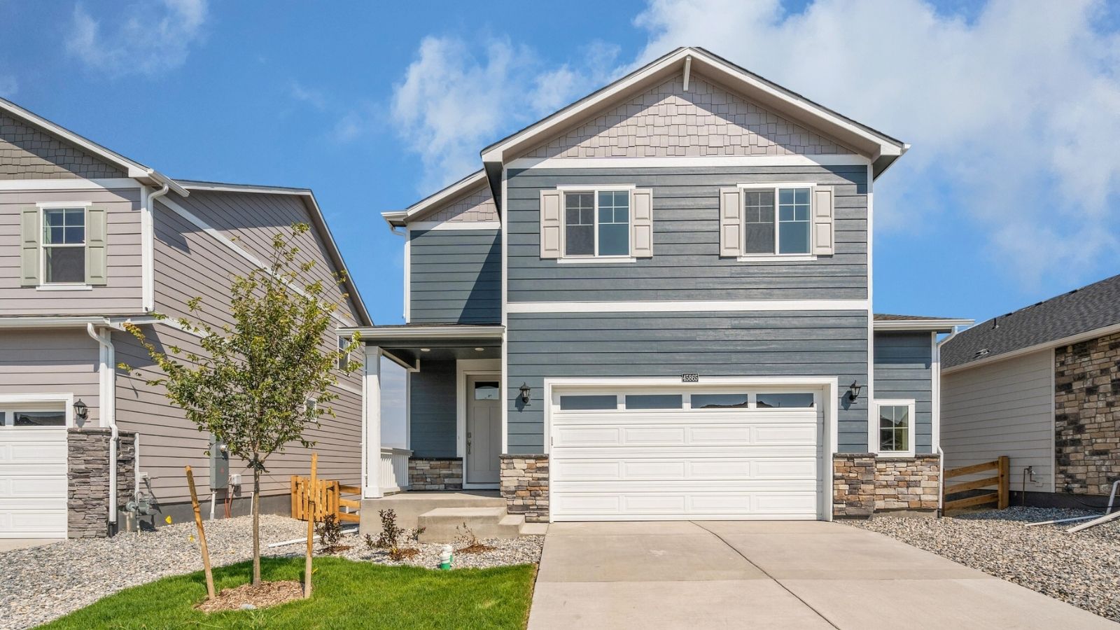 two story new home in windsor colorado