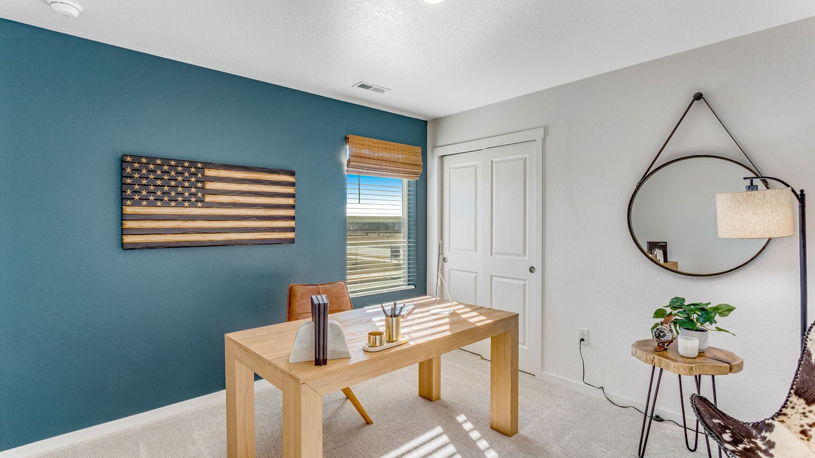 Upstairs bedroom in new D.R. Horton home