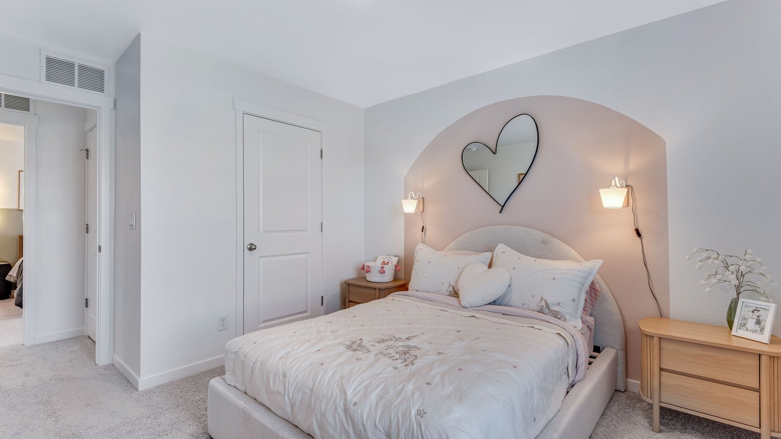 Spacious secondary bedroom offering flexibility for guests or personal use.