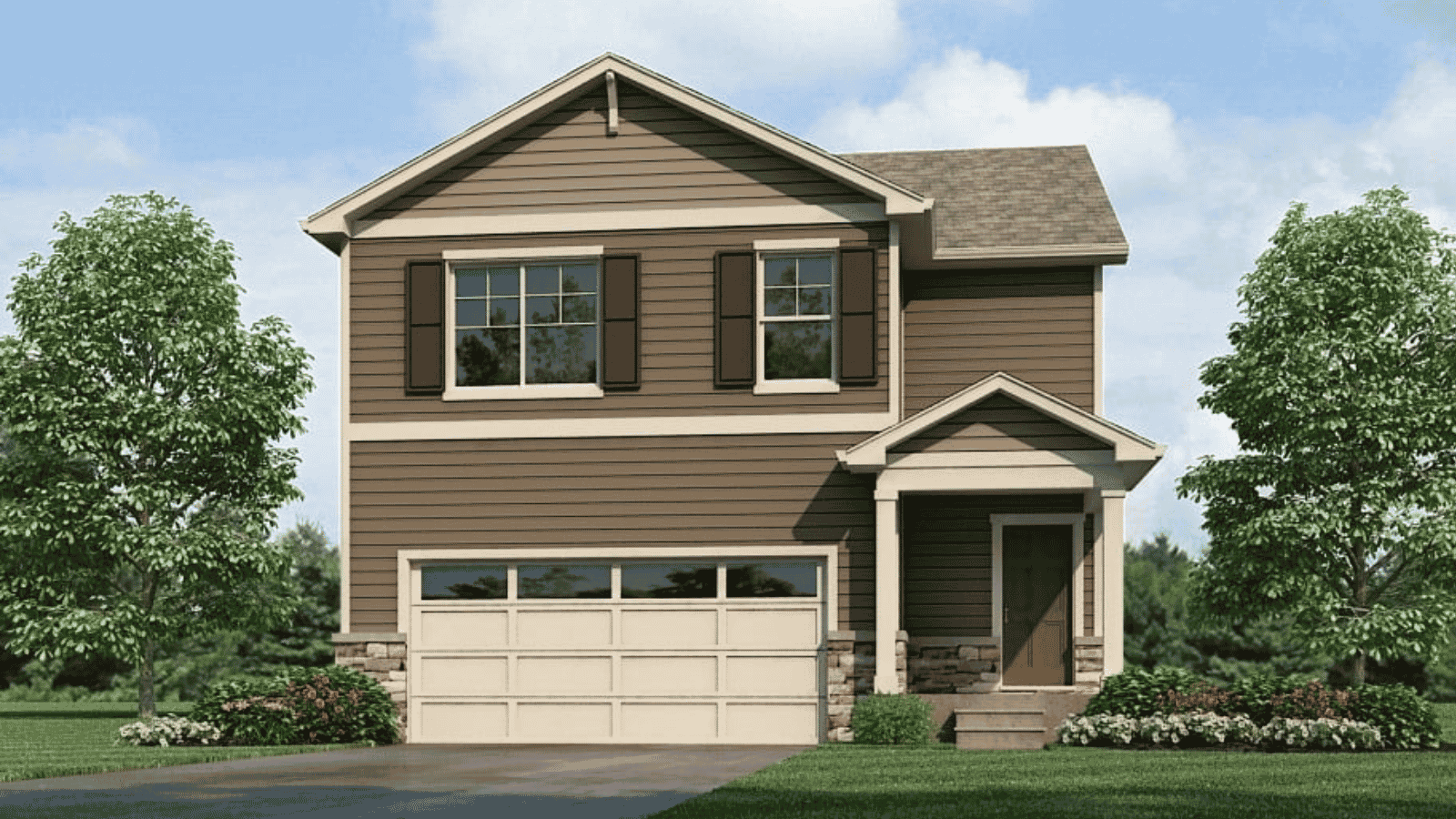 Exterior of elevation A