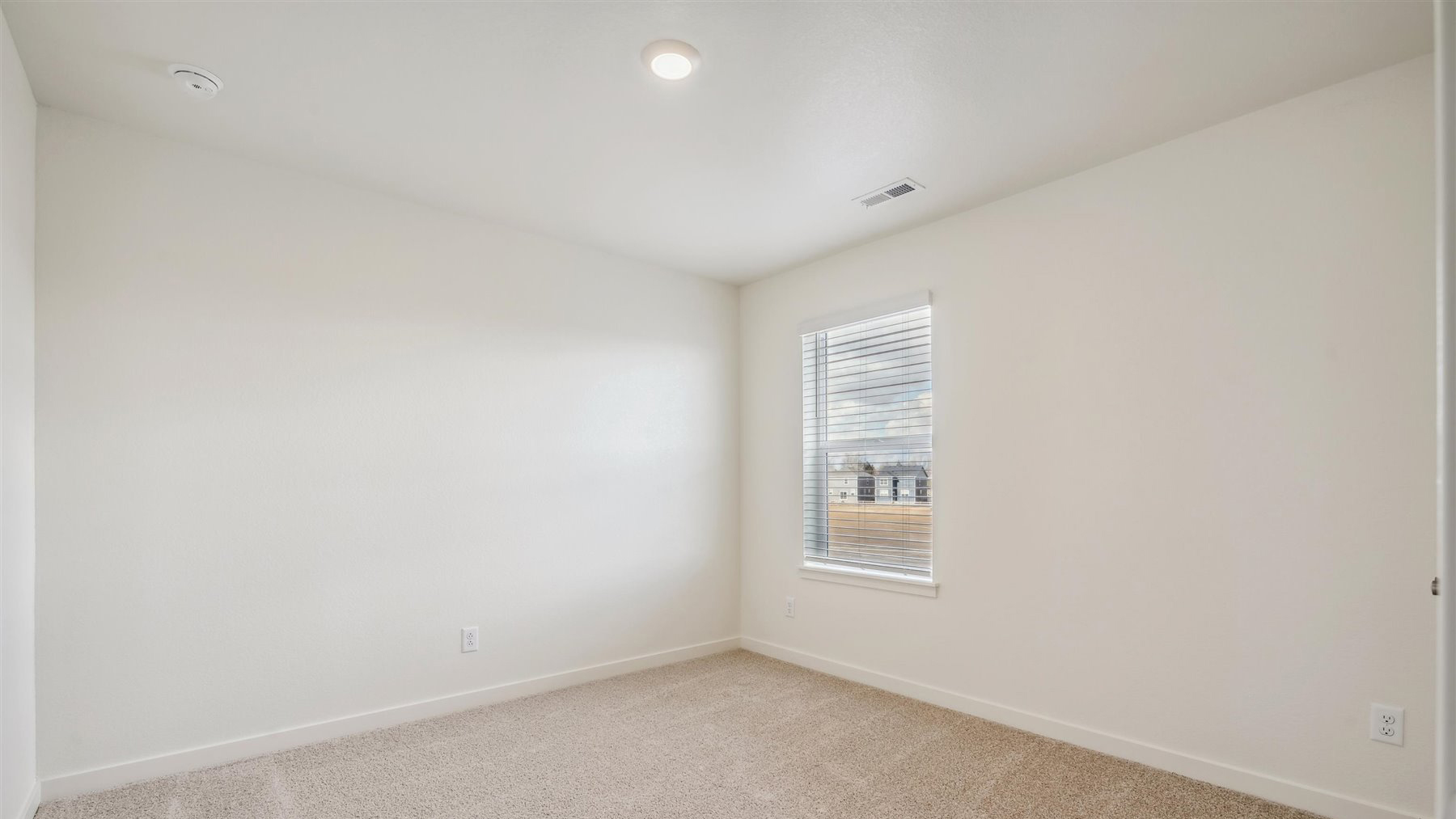 first floor bedroom in new home
