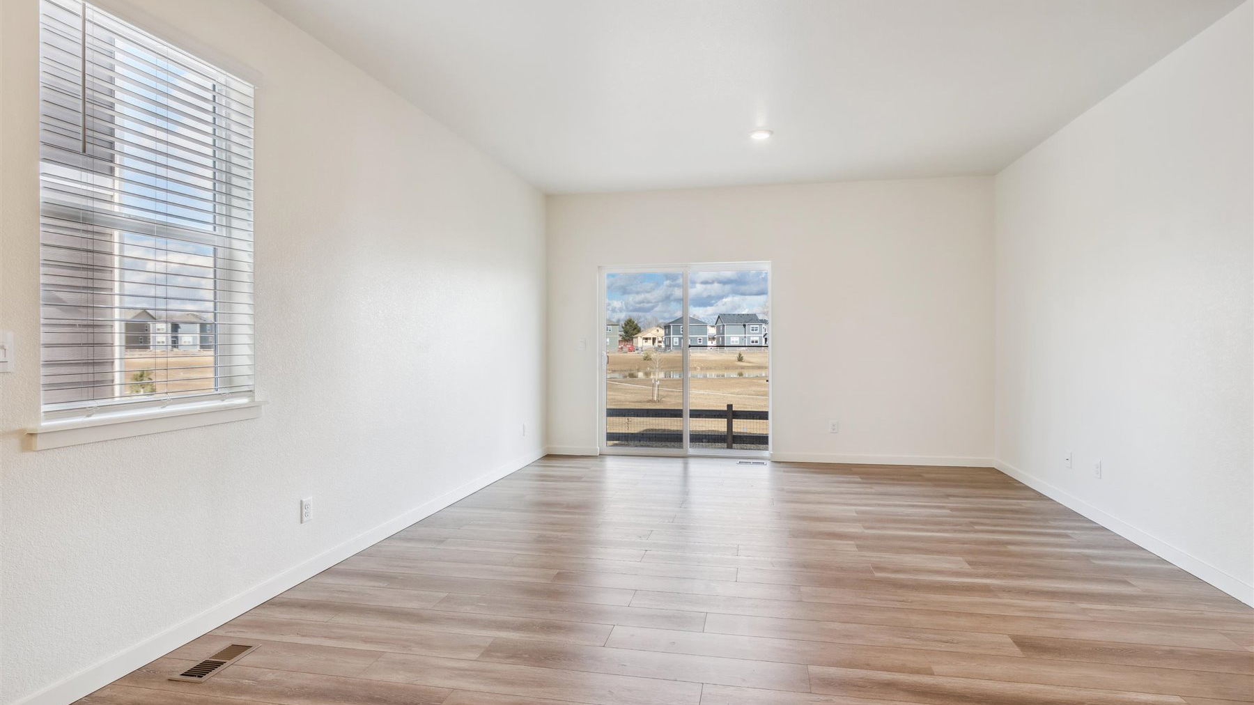 large living area in new home