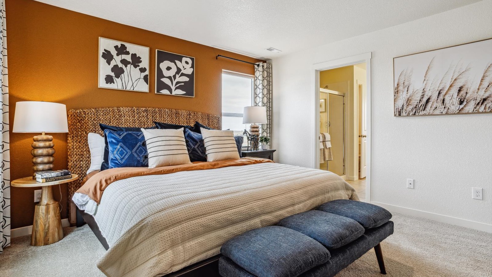 main bedroom in new home