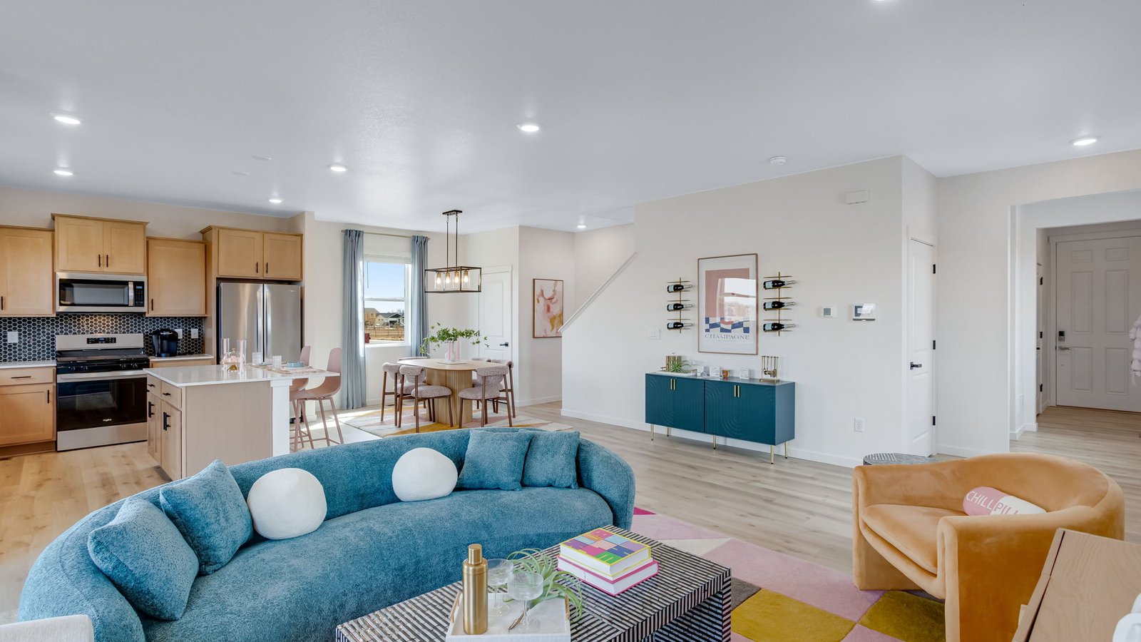 Living room in new home for sale in Granary