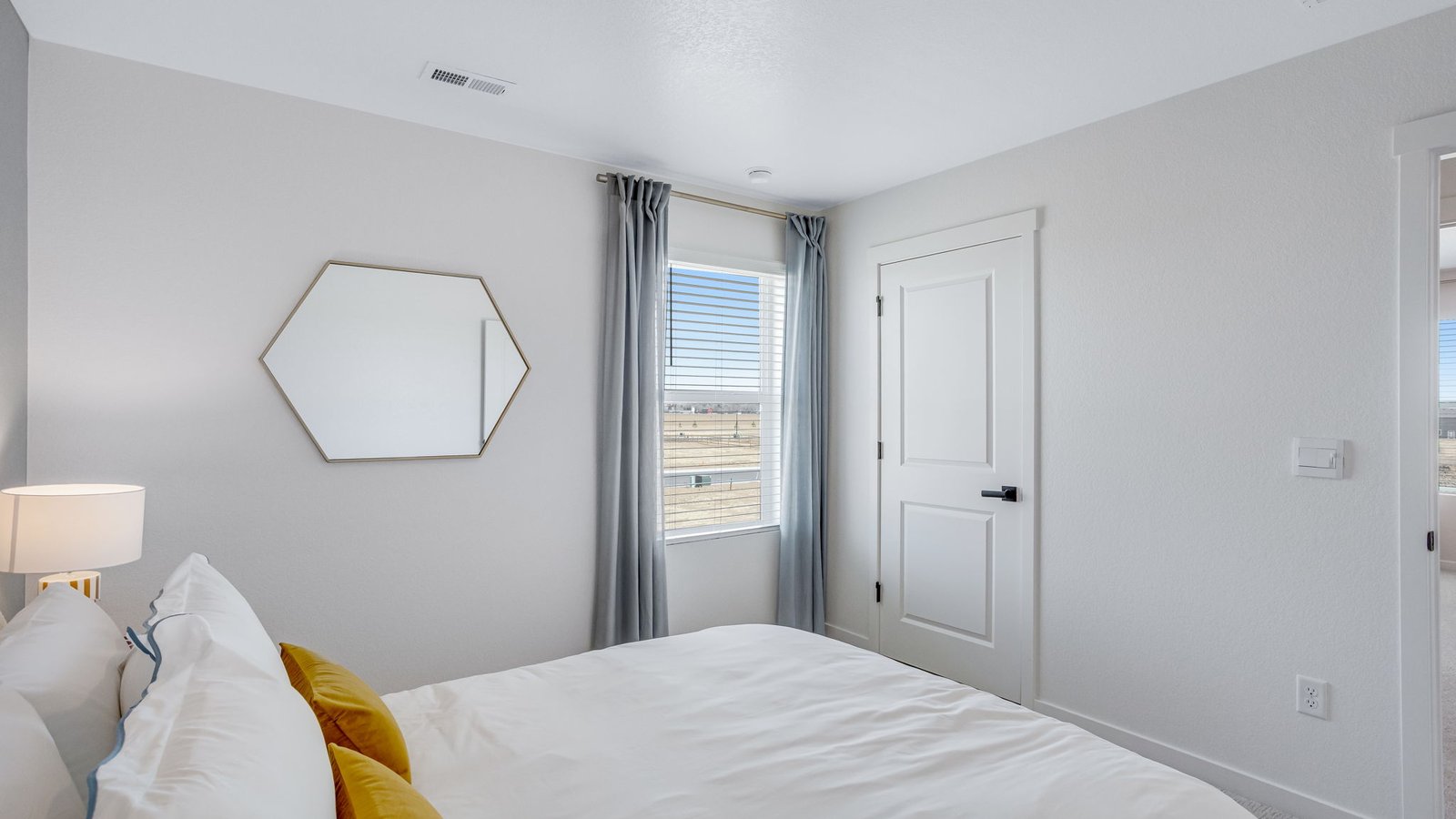 Secondary bedroom upstairs in Elder floor plan
