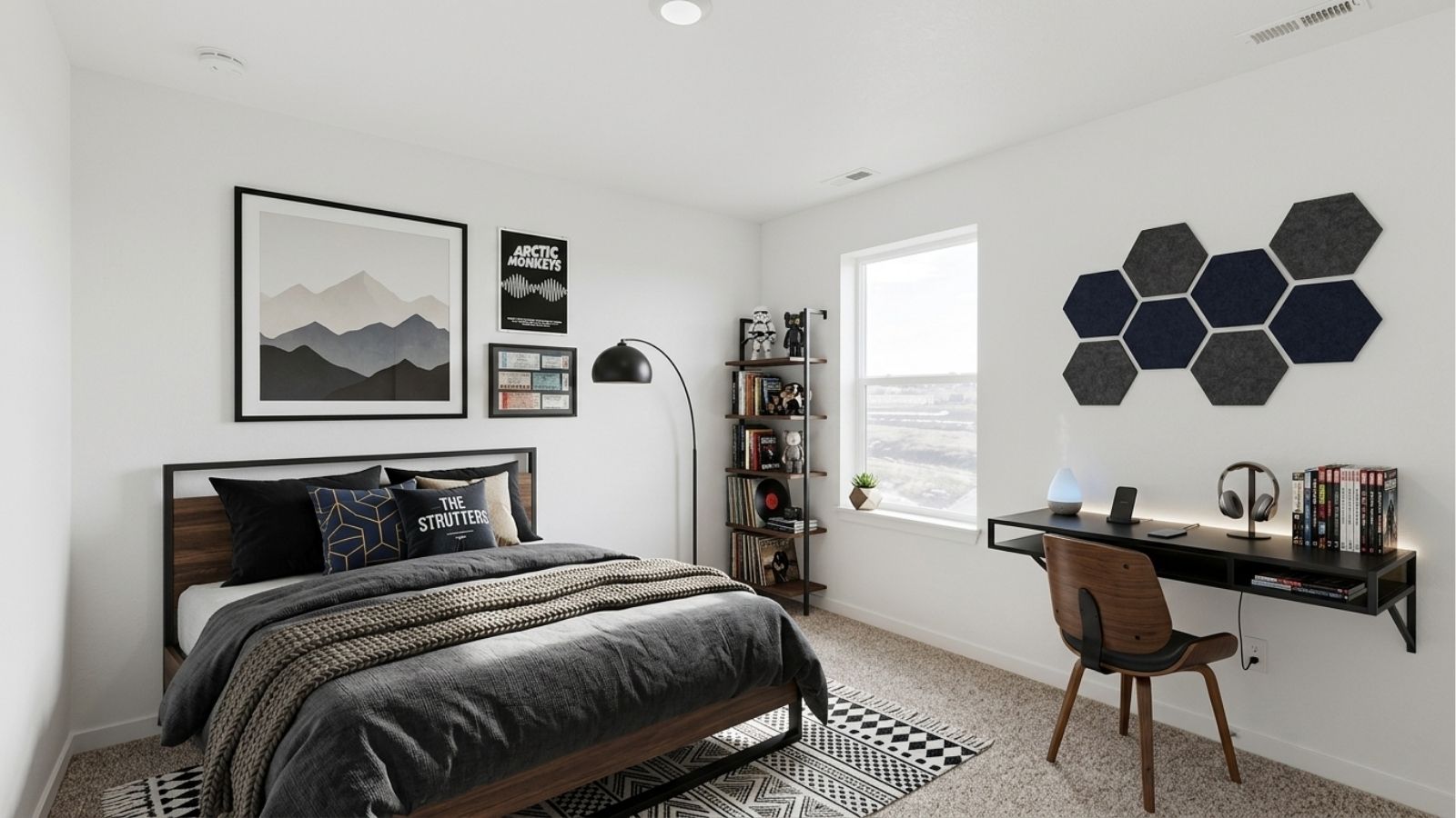 Bedroom in new home for sale in Johnstown