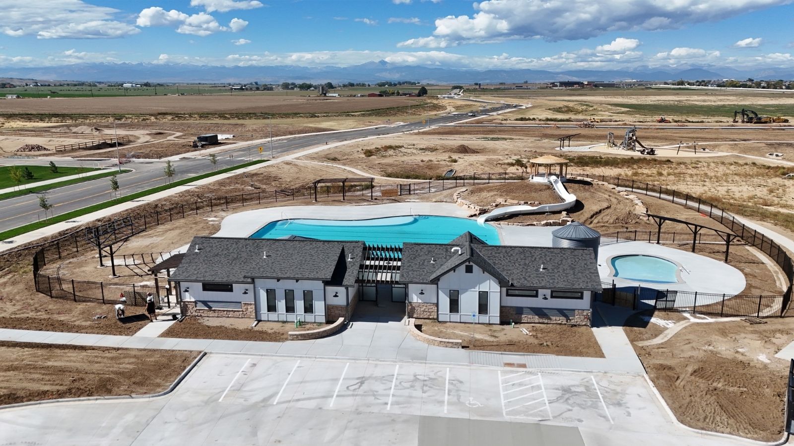 Community Pool at Granary community homes by D.R. Horton Johnstown, CO