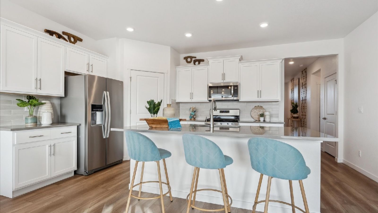 Kitchen in new construction home