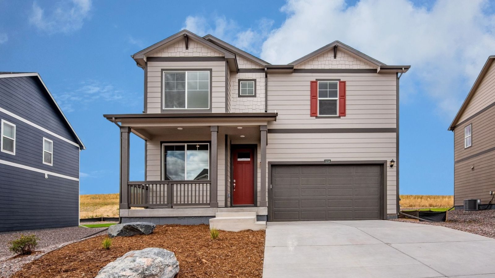 two story new home in brighton colorado