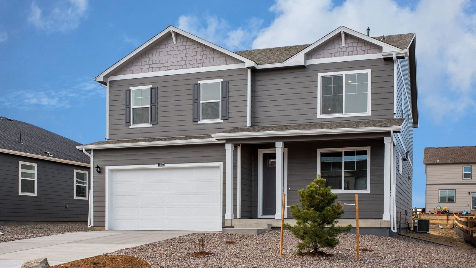 two story new home in brighton colorado