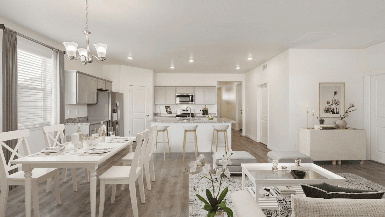 Living area of new home