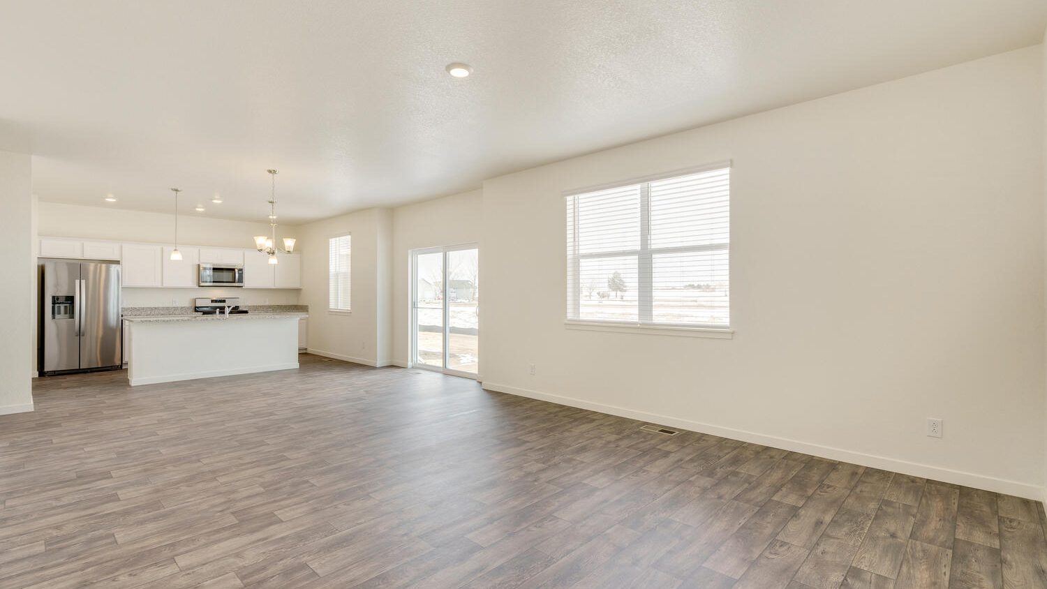 great room in new home