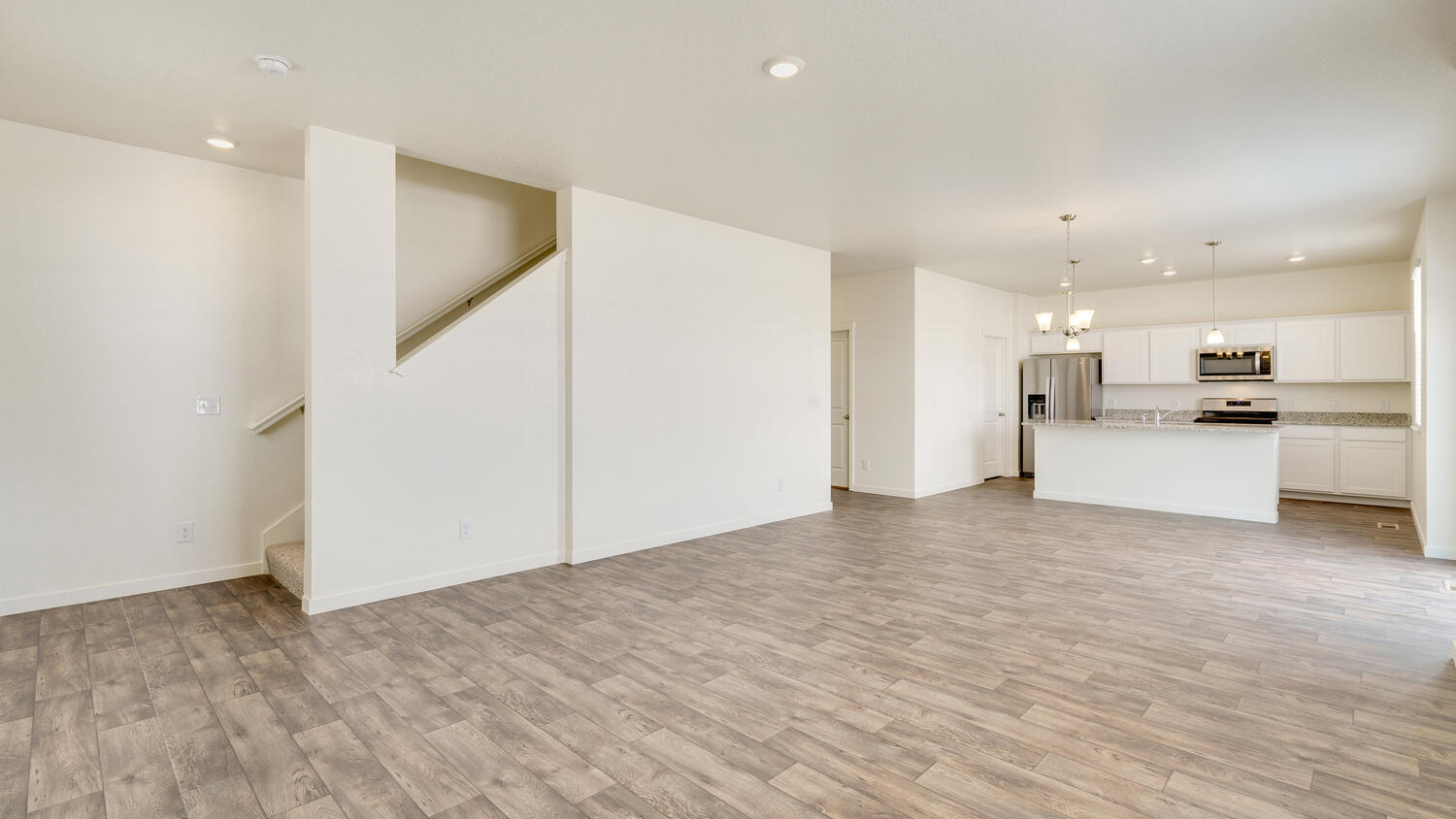 open concept new home