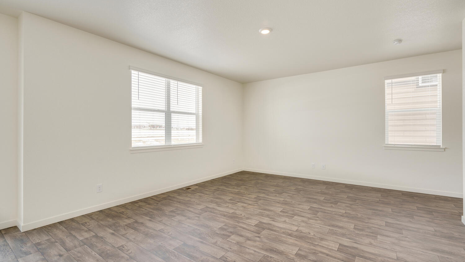 living room in new home