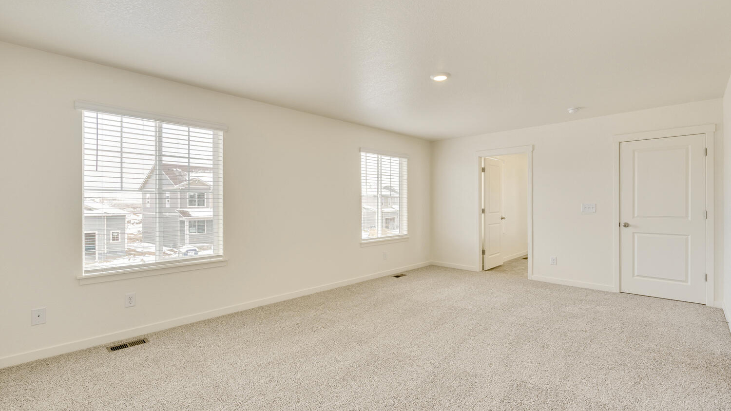large bedroom new home