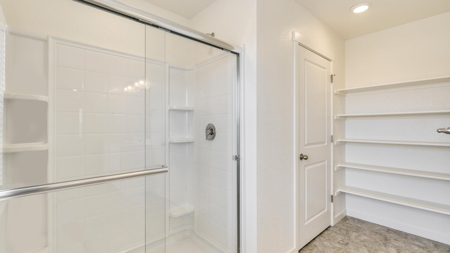 modern shower new home