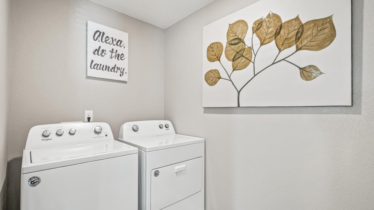 laundry room on second floor