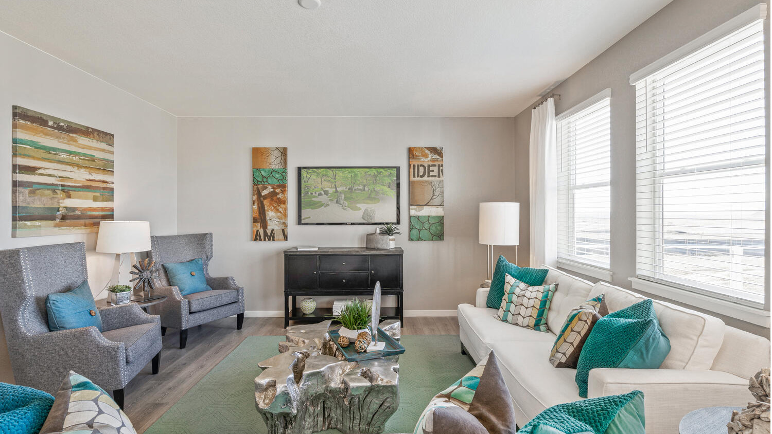 Great room in new home