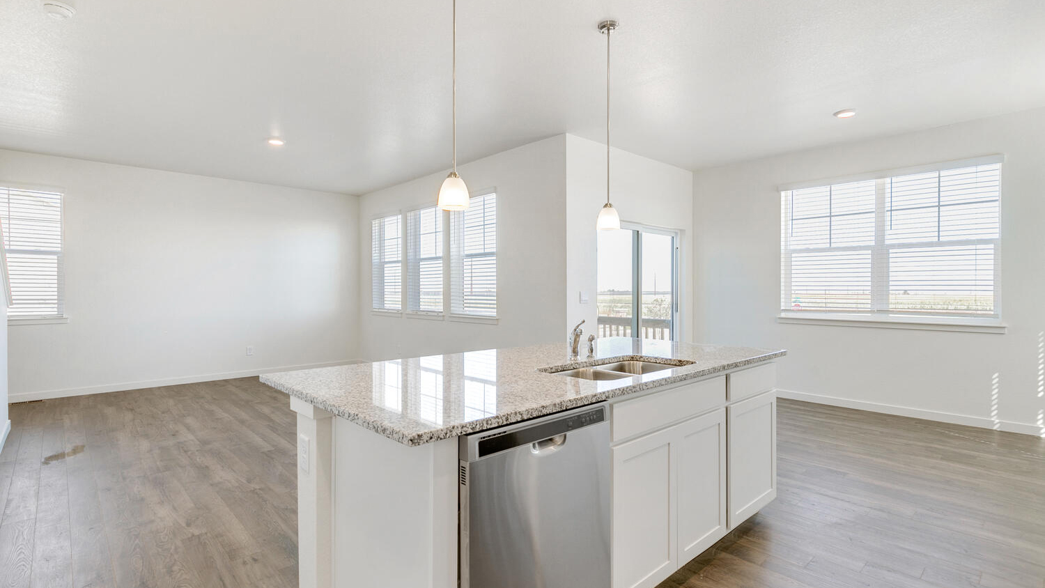 Great room in new home