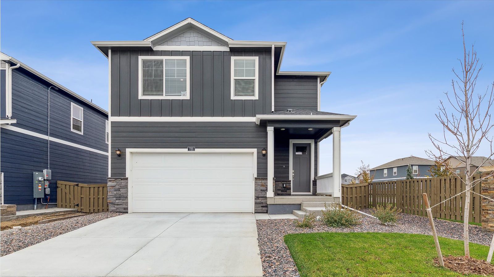 two story new home near brighton colorado