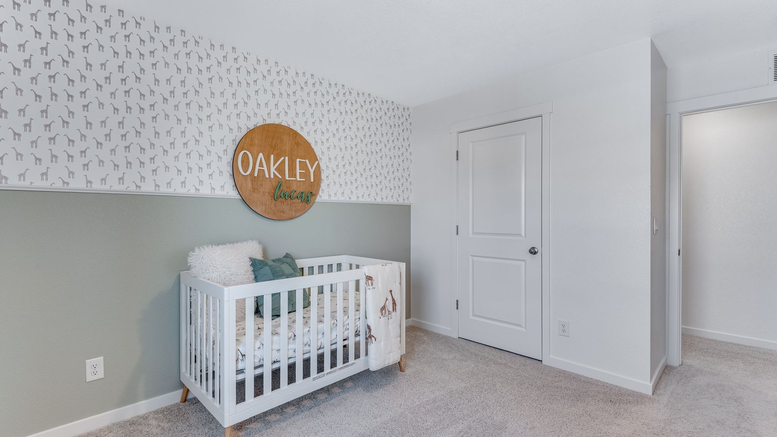 model nursery room by d.r. horton colorado