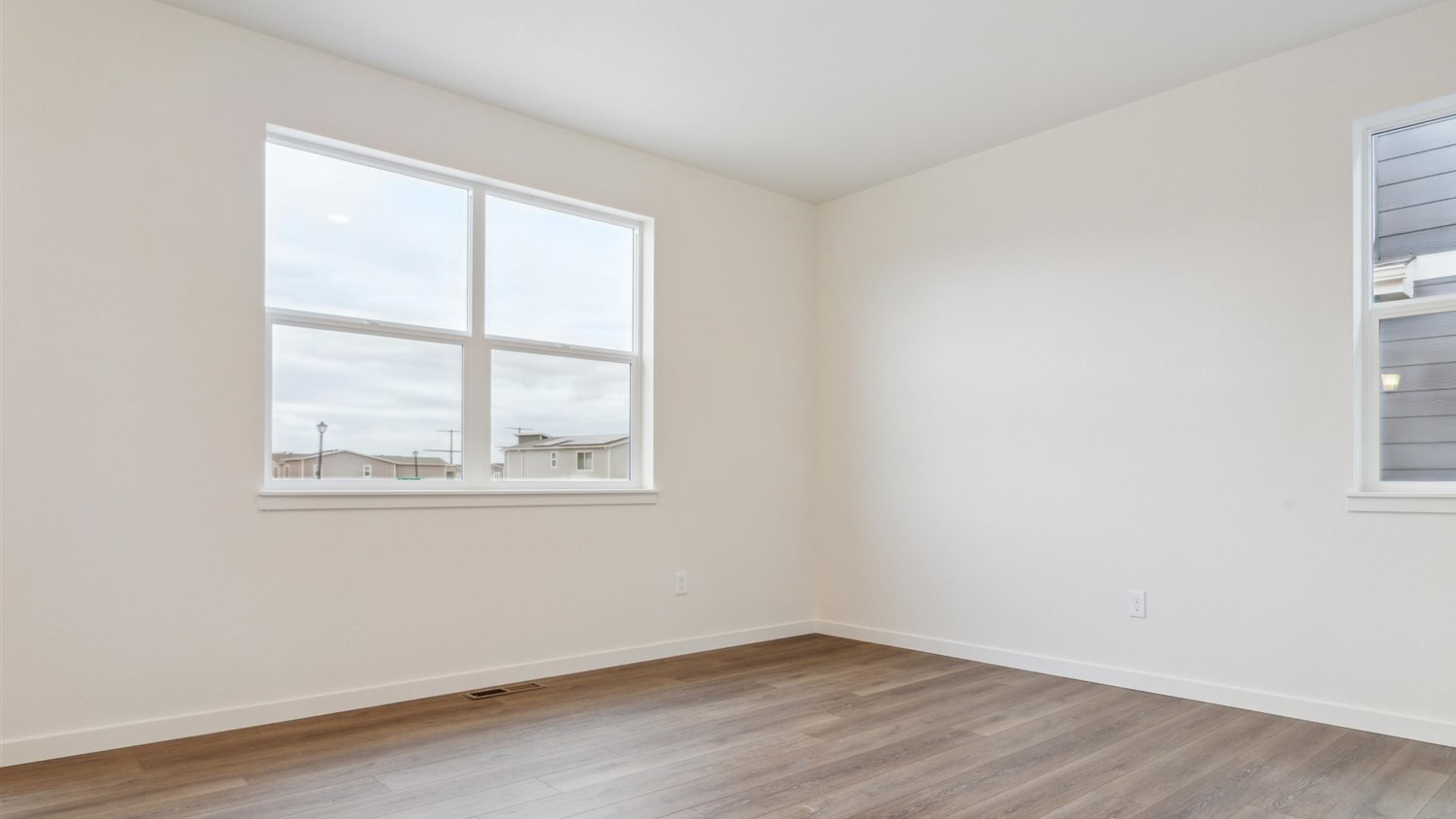 living room in new construction home