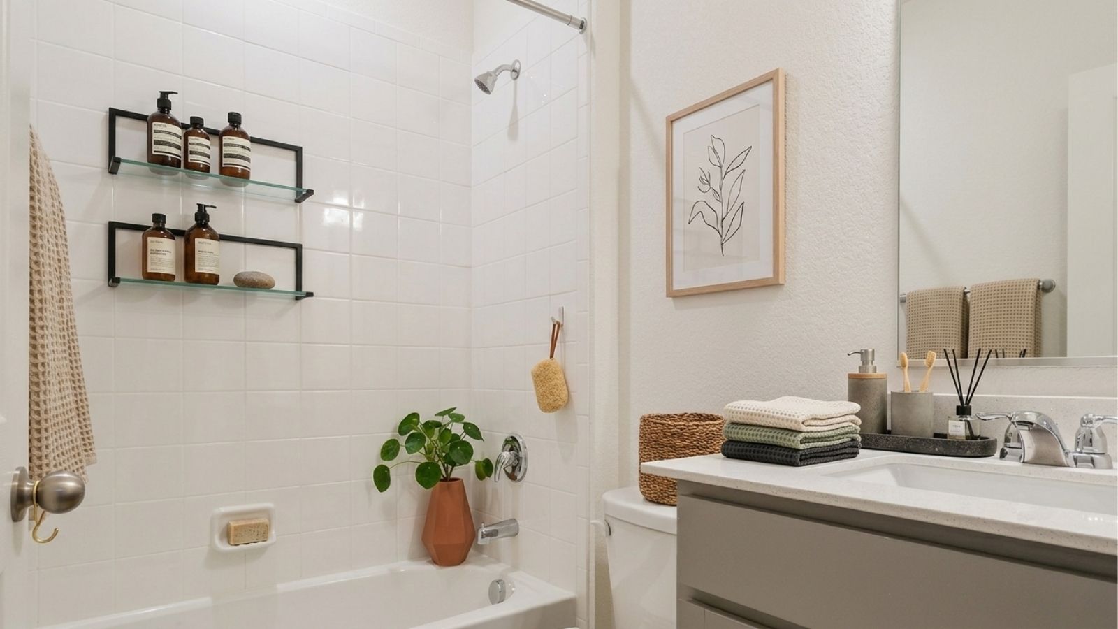 second bathroom in new home