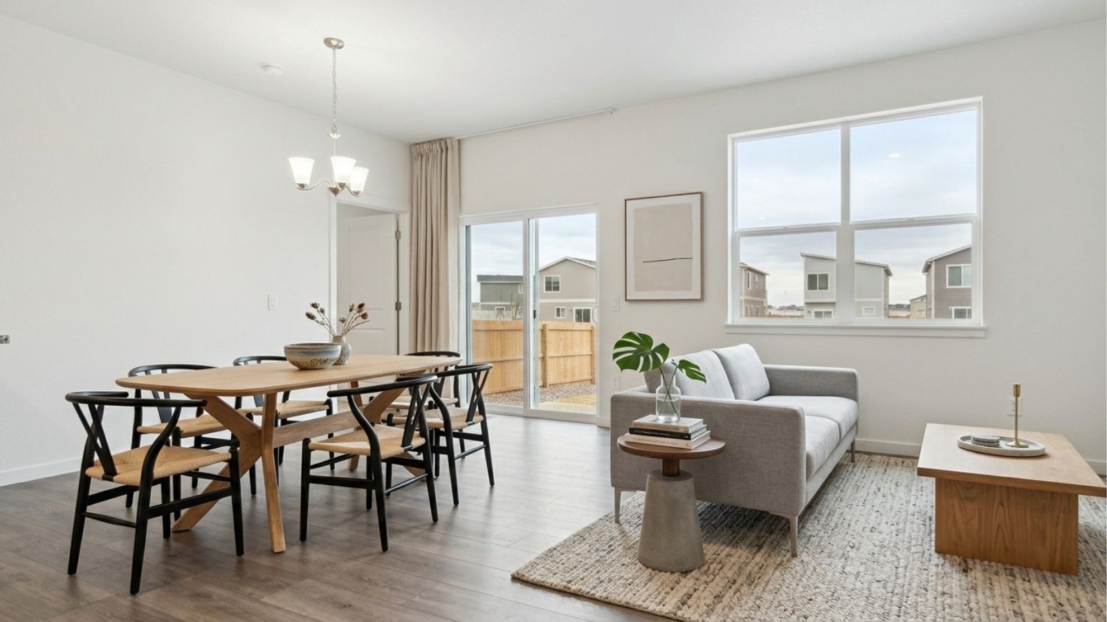 open concept ranch new home