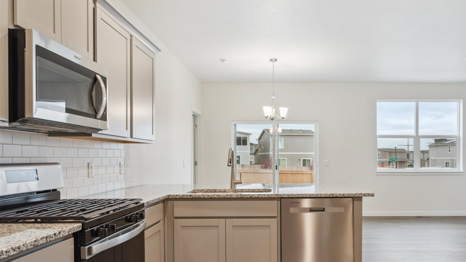 Kitchen in new Adair floor plan space