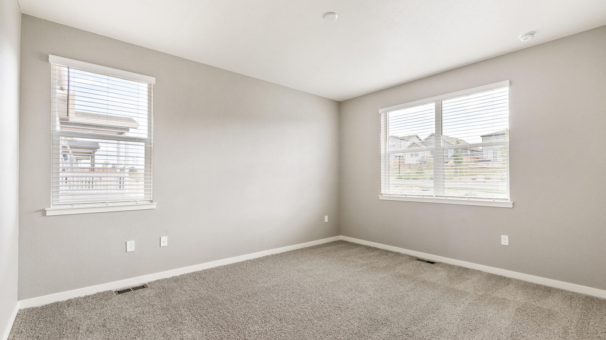 main bedroom in new home