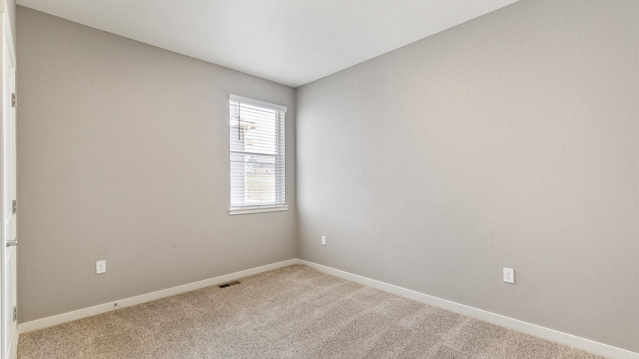 second bedroom in new ranch home