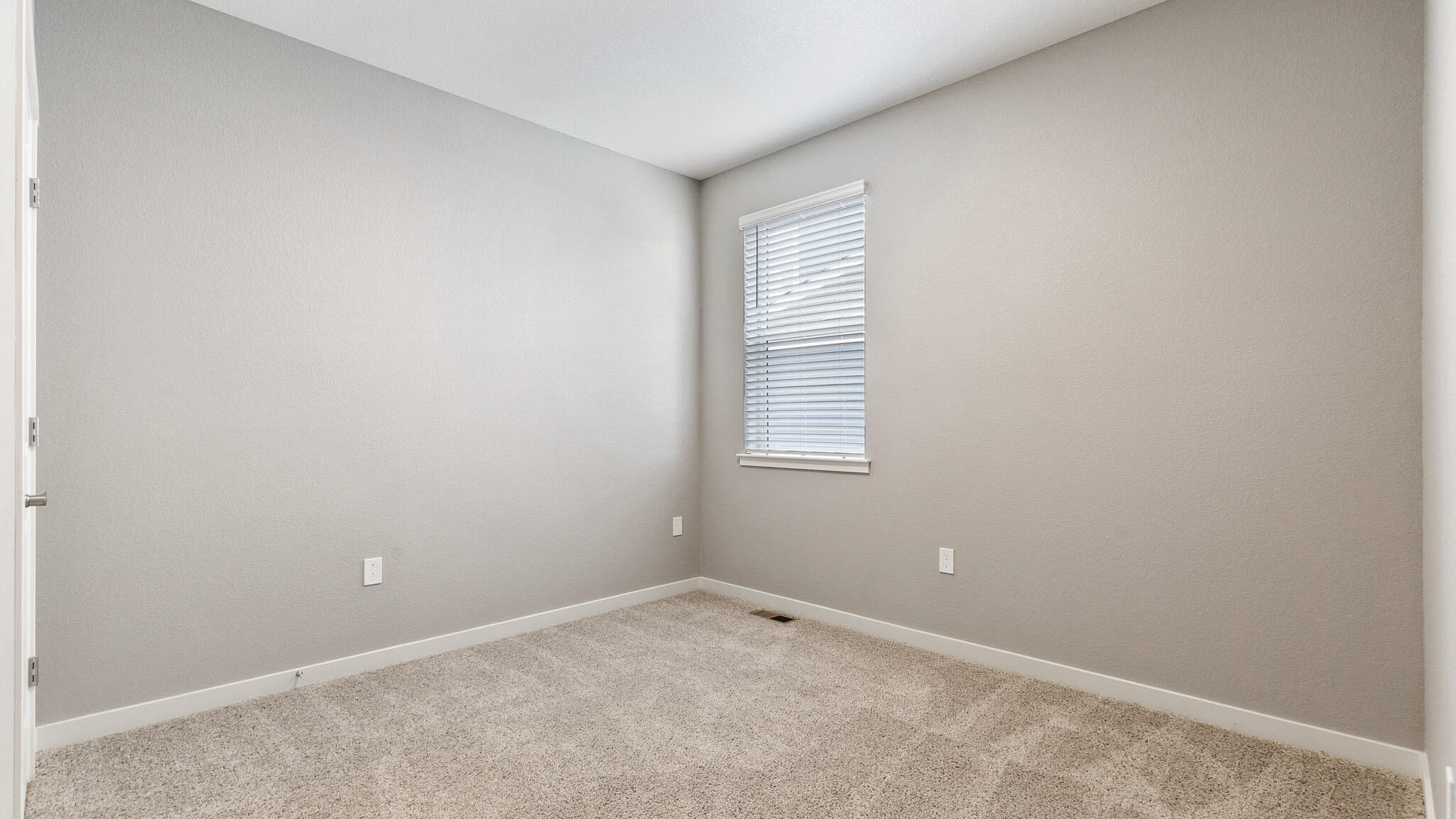 third bedroom in new ranch style home