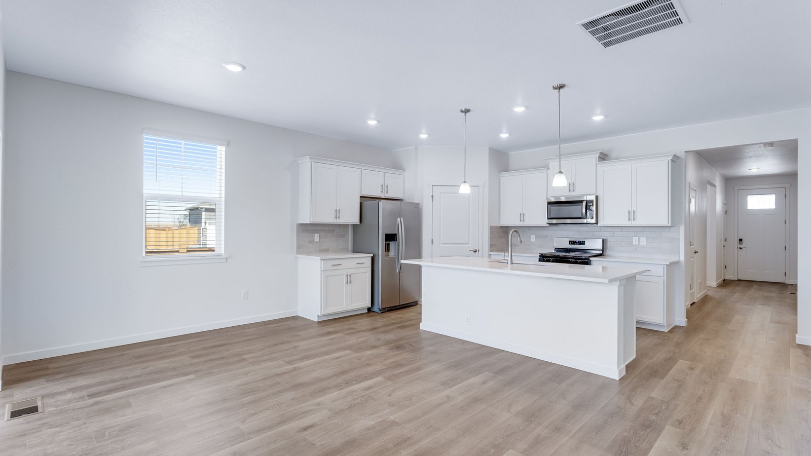 open concept new ranch home