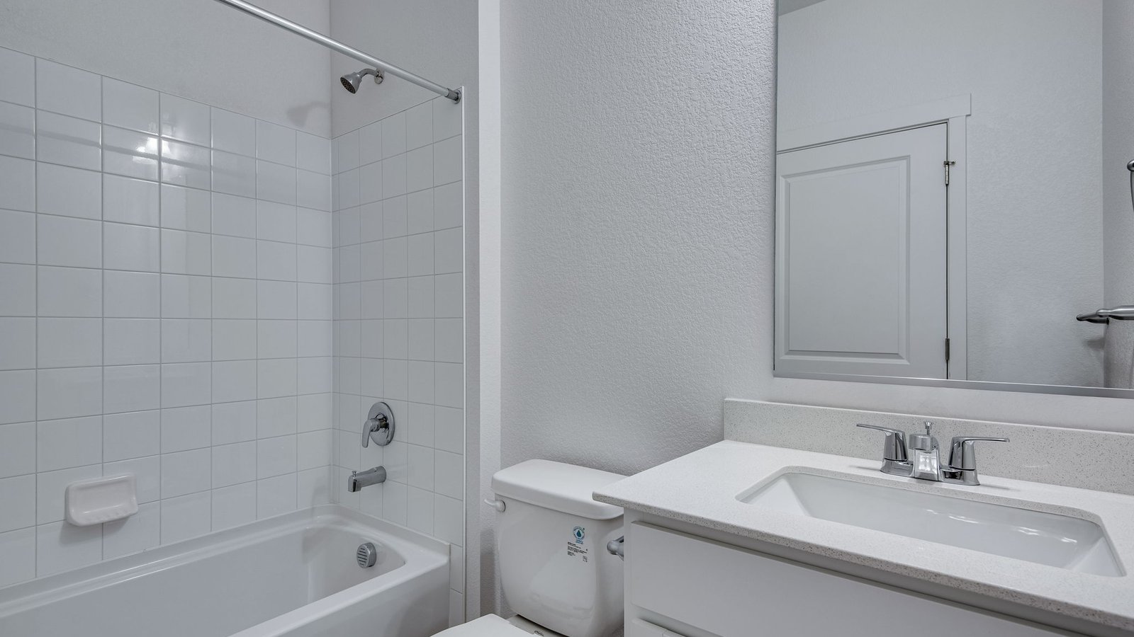 Secondary bathroom in new home at Silver Peaks Community near Brighton, Colorado