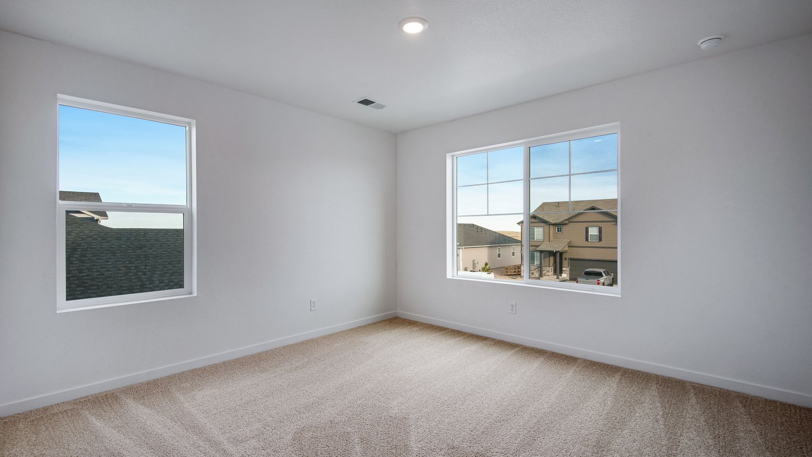 Secondary bedroom in new home community Silver Peaks near Brighton Colorado