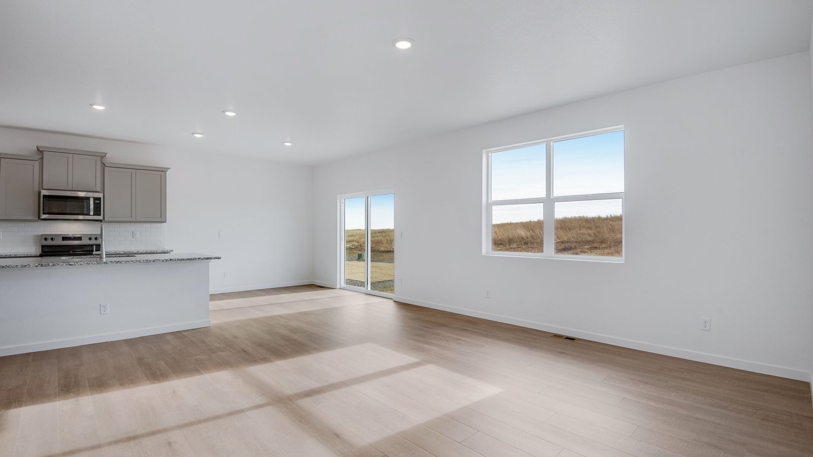 open concept new home
