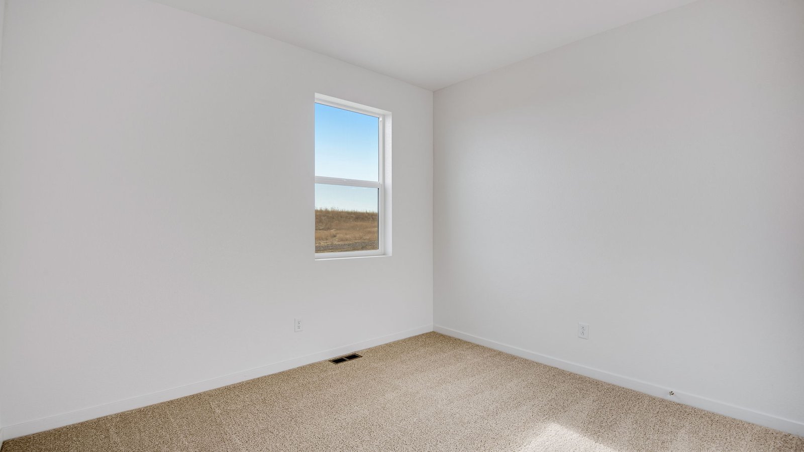 first floor bedroom in new home