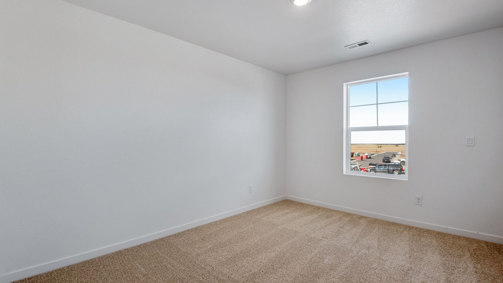 third bedroom in new home