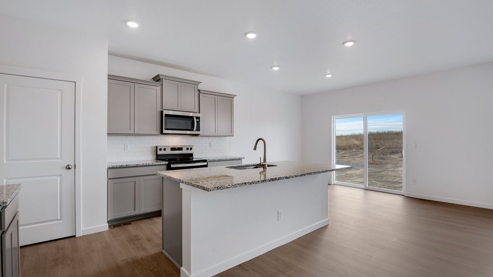 kitchen in new home