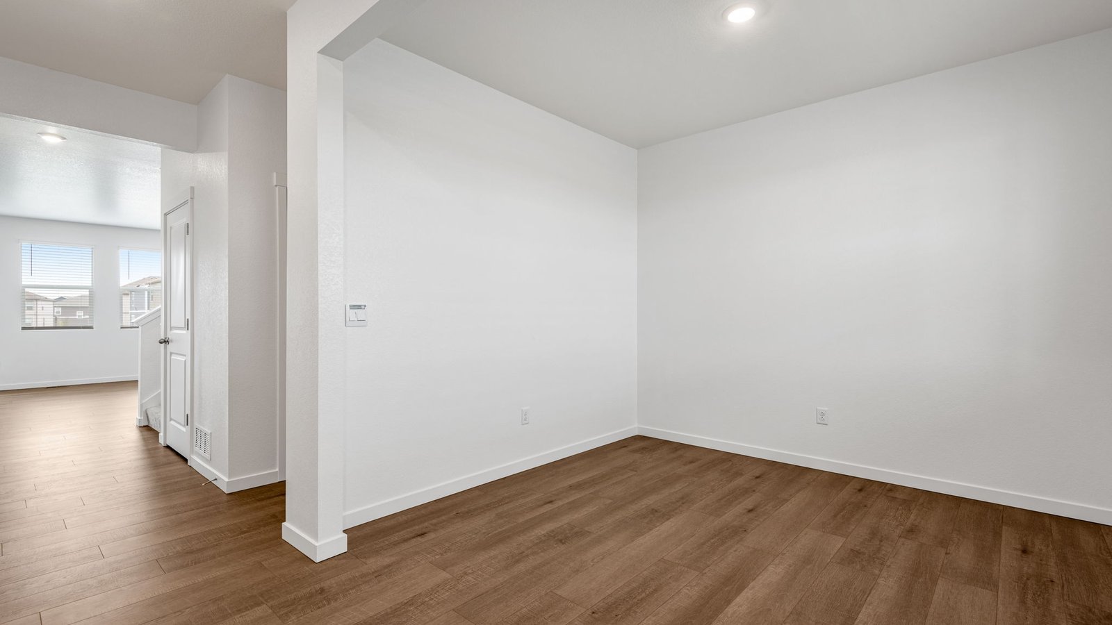Versatile entryway space in Bridgeport floor plan great for a home office
