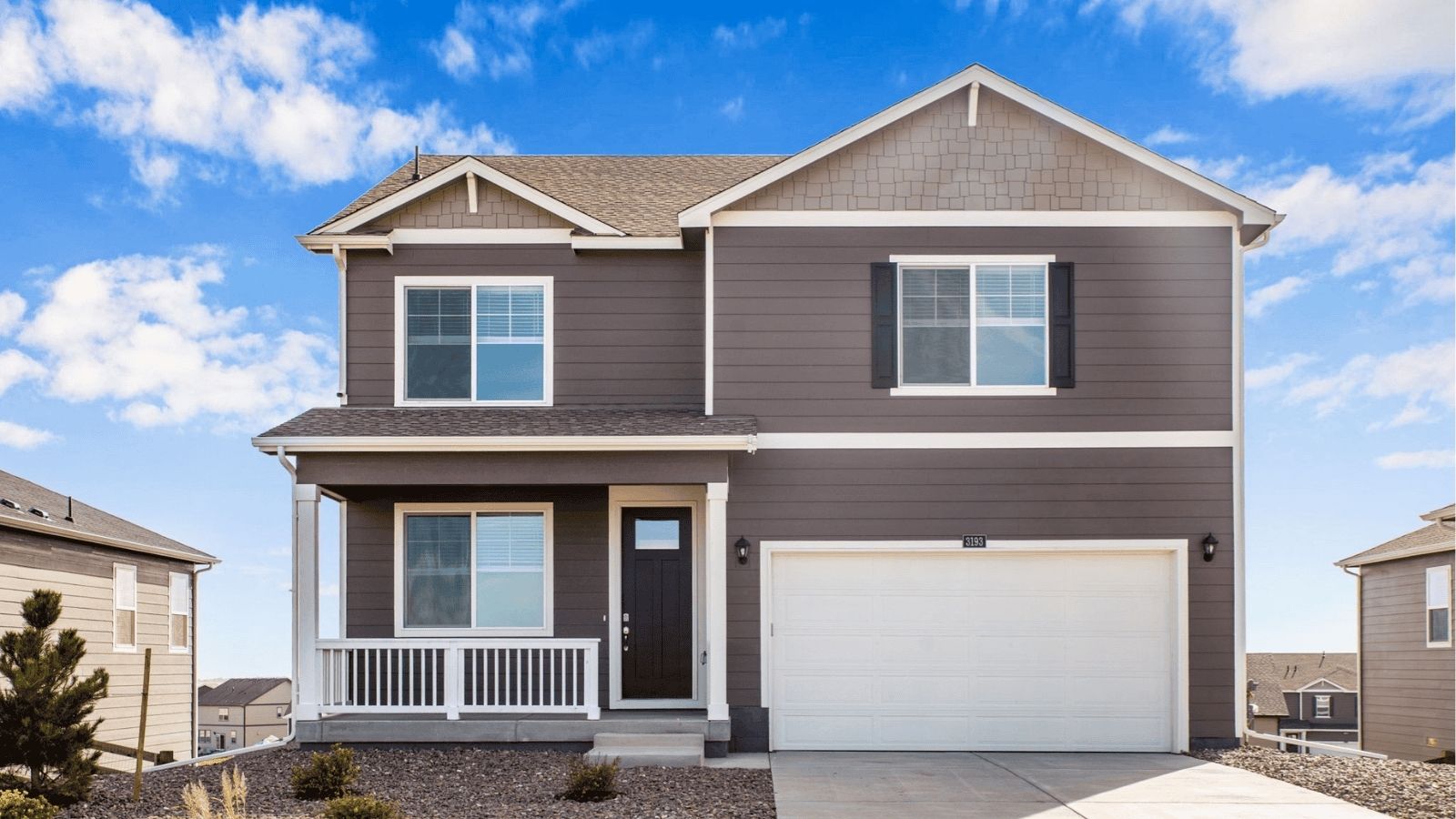 two story new home near brighton colorado