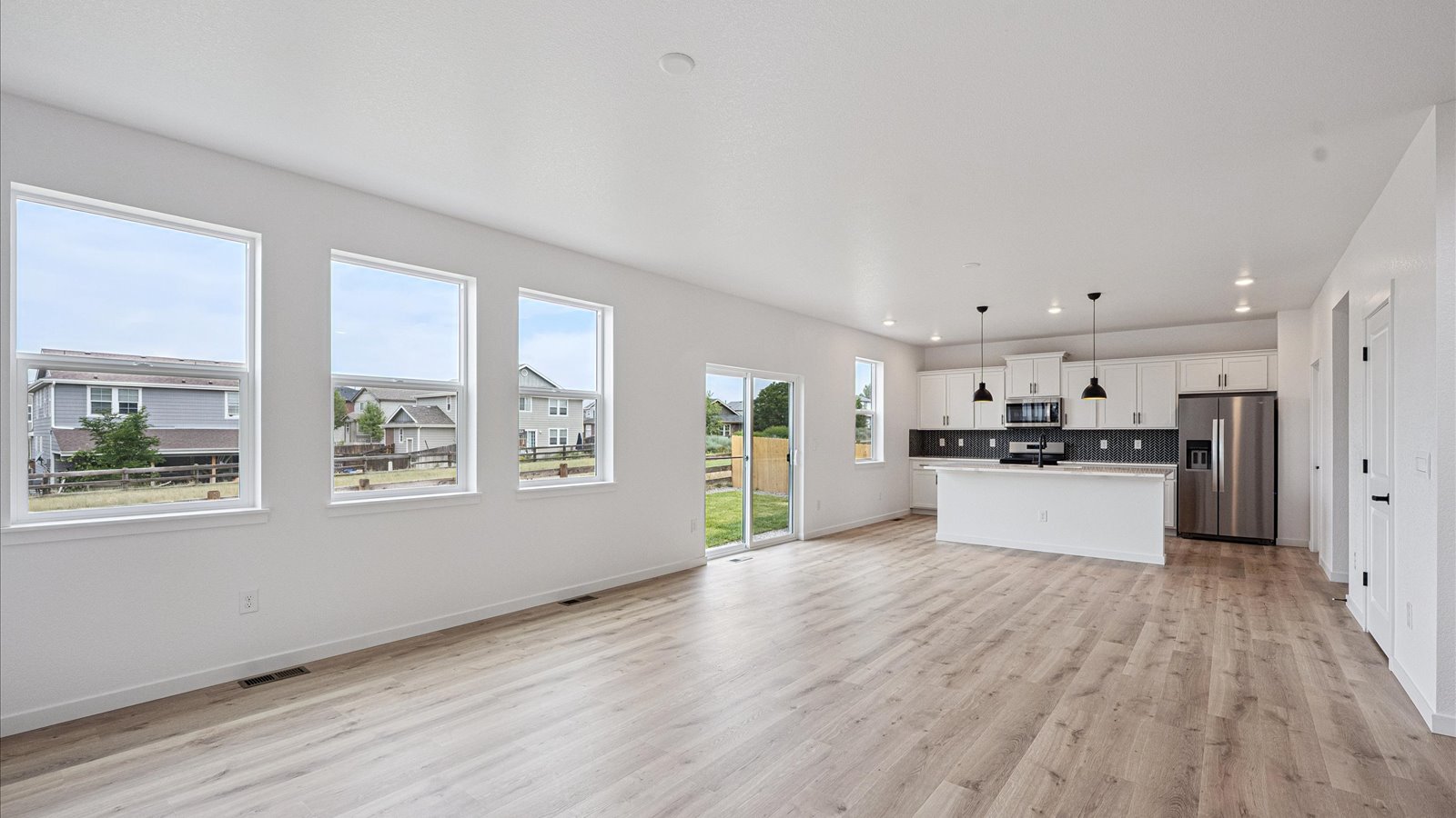 open concept new home