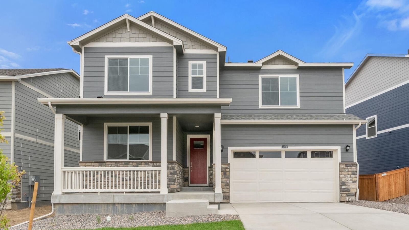 two story new home near brighton colorado
