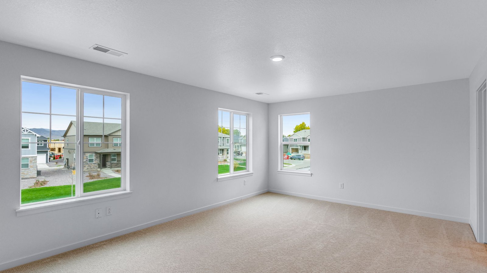 Bedroom in new D.R. Horton home