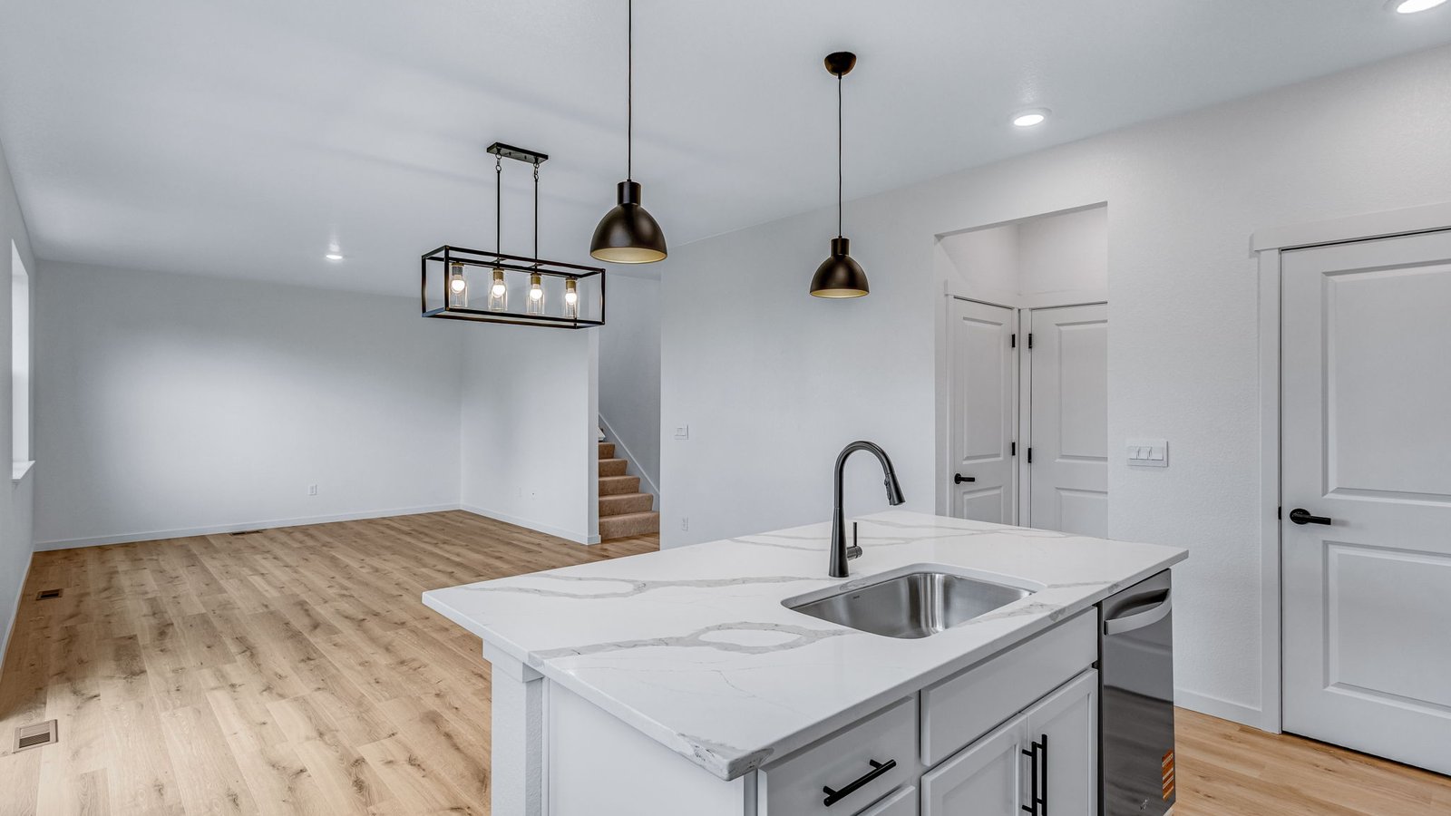 classic design main floor of new windsor, co home