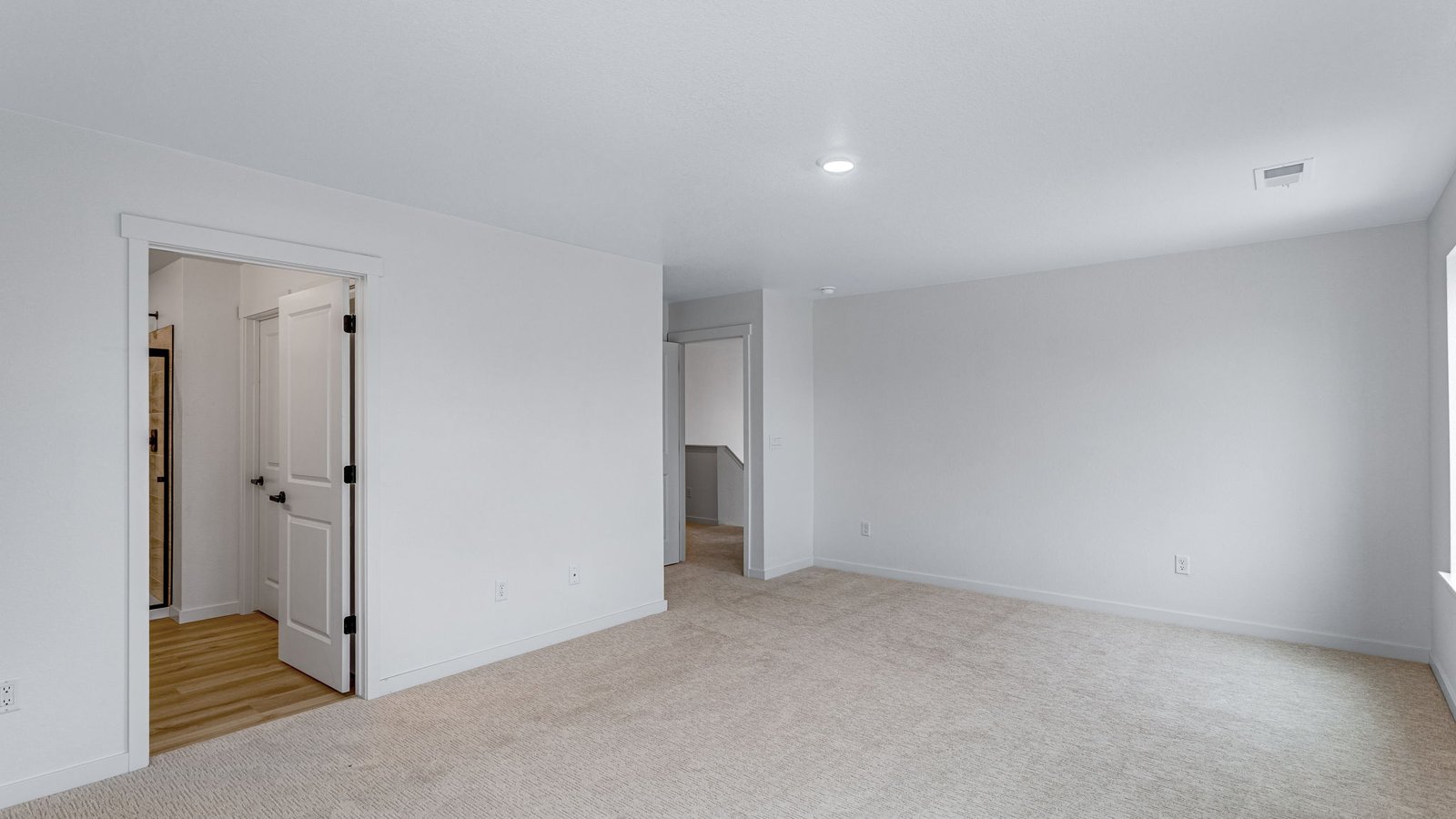 primary bedroom in windsor, co new construction home